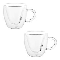 Jogo com 2 xícaras em formato de coração 80ml 13188 - Dynasty Jogo com 2 xícaras em formato de coração 80ml 13188 - Dynasty