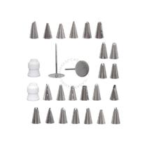 Jogo com 29 Unidades de Bico de Confeitar Profissional