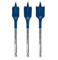 Jogo com 3 Brocas Bosch EXPERT Self Cut Speed 20-25mmx152mm
