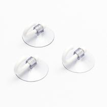 Jogo com 3 cabides de parede com ventosa