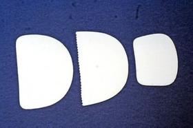 Jogo Com 3 Espátulas Finas (uso Culinário) Gazoni