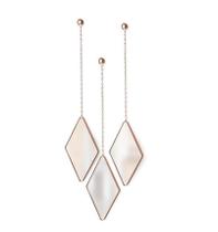 Jogo com 3 Espelhos com Moldura Dima Cobre - Umbra