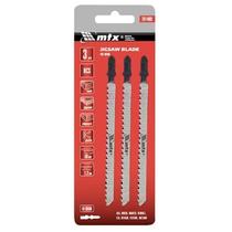 Jogo com 3 lâminas de serra tico tico 50 X 1,2 Mm 781409 MTX