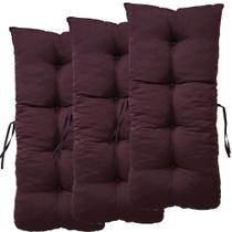 Jogo Com 3 Lindas Almofada Ideal Para Sofa Cadeira Sintetica - Buarque Confort