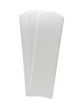 Jogo Com 3 Pás Brancas Retas De Mdf Para Ventiladores De Teto