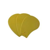 Jogo com 3 Pás de MDF Greco Amarelo para Ventilador de Teto Tron