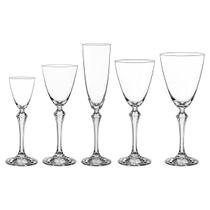 Jogo Com 30 Taças De Cristal Linha Elisabeth Bohemia Jogo Com 30 Taças De Cristal Linha Elisabeth Bohemia
