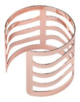 Jogo Com 4 Aneis Para Guardanapos Linha Onix da Hauskraft Cor Rose Gold