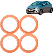 Jogo com 4 Anel Hb20 73,00mm 53,8mm Central Hyundai Cor Rosa Jogo com 4 Anel Hb20 73,00mm 53,8mm Central Hyundai Cor Rosa