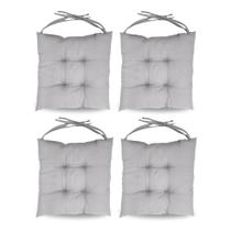 Jogo Com 4 Assento Para Cadeira Futon 40x40cm Liso