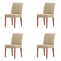 Jogo Com 4 Capas de Cadeira em Malha Helanca Adomes Palha