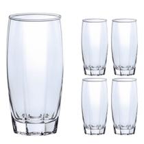 Jogo com 4 Copos Vidro Florence Luxo 370ml Transparente