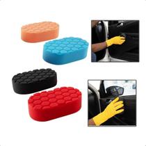 Jogo Com 4 Esponjas Bucha Aplicadoras Multiuso Lavagem Jogo Com 4 Esponjas Bucha Aplicadoras Multiuso Lavagem
