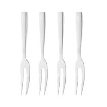 Jogo com 4 garfos de aco inox para aperitivo -wolff