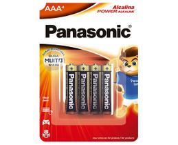 Jogo com 4 Pilhas Alcalinas AAA4 LR03XAB/4B192 Palito Jogo com 4 Pilhas Alcalinas AAA4 LR03XAB/4B192 Palito