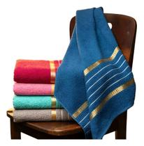 Jogo Com 4 Toalha De Banho Gigante Toalhão Algodão