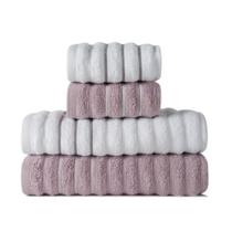 Jogo com 4 Toalhas Wave Premium 450gm Algodão 2 Banhão e 2 Rosto