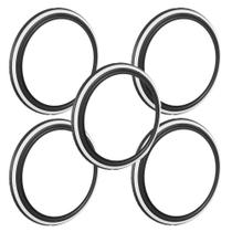 Jogo Com 5, Banda Faixa Branca Filete Para Pneu Aro 13