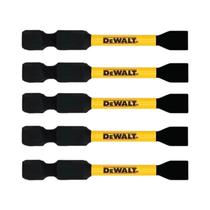 Jogo com 5 Brocas de Impacto DeWalt SL8 57mm - Aço de Alta Velocidade