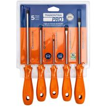 Jogo Com 5 Chaves De Fenda E Phillips Twister Tramontina Jogo Com 5 Chaves De Fenda E Phillips Twister Tramontina