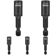 Jogo com 5 Drivers de Porca DeWalt DWADND516 - 5/16 Polegadas - Removíveis Jogo com 5 Drivers de Porca DeWalt DWADND516 - 5/16 Polegadas - Removíveis