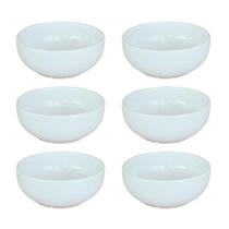 Jogo Com 6 Consumes Bowls Refrataria de Porcelana 350ml Jogo Com 6 Consumes Bowls Refrataria de Porcelana 350ml