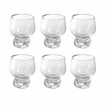 Jogo Com 6 Copos Baixos 250ml Cristal Para Drinks e Entradas Jogo Com 6 Copos Baixos 250ml Cristal Para Drinks e Entradas