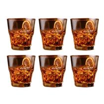 Jogo Com 6 Copos De Shot De Vidro Para Bar Dose Tequila Cachaça Pequeno 45ml Design Casual Moderno