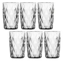 Jogo com 6 copos de vidro 370ml Jogo com 6 copos de vidro 370ml
