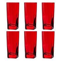 Jogo com 6 Copos de Vidro Grosso Texas 320ml Jogo com 6 Copos de Vidro Grosso Texas 320ml