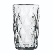 Jogo com 6 copos diamond clear 350ml- ke home