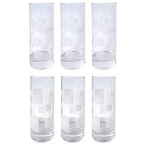 Jogo Com 6 Copos Long Drink 485ml Composée 2 Estampas - Pasabahce