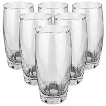 Jogo com 6 Copos para Água em Vidro Velluria 365ml