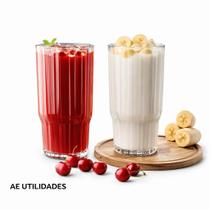 Jogo Com 6 Copos Vidro Ecológico Latinos 270Ml Casambiente Jogo Com 6 Copos Vidro Ecológico Latinos 270Ml Casambiente
