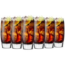 Jogo Com 6 Copos Vidro Endessa Long Drink - 410ml