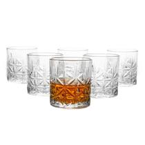 Jogo Com 6 Copos Whisky Vidro 330ml Drink Requinte/Simetria