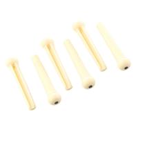 Jogo com 6 Pinos para Cavalete de Violão de Aço Spirit - Modelo em Cor Creme (bpn-iv/blk)