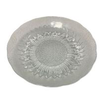 Jogo Com 6 Pratos De Vidro Fundo Transparente 22cm Jogo Com 6 Pratos De Vidro Fundo Transparente 22cm