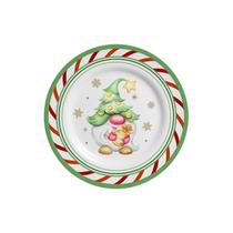 Jogo com 6 pratos sobremesa magia dos duendes b alleanza 1l