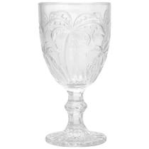 Jogo com 6 taca para agua e vinho de vidro coconut 320ml - hauskraft