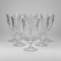 Jogo com 6 Taças Brand Tritan Transparente 340 ml Jogo com 6 Taças Brand Tritan Transparente 340 ml