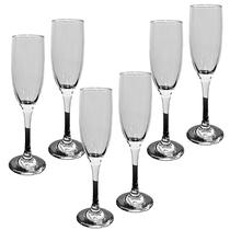 Jogo com 6 Taças de Champagne em Vidro Coringa 190ml