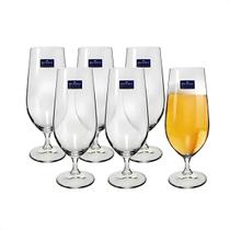 Jogo Com 6 Taças De Cristal Para Cerveja Bohemia Lara 380ml Jogo Com 6 Taças De Cristal Para Cerveja Bohemia Lara 380ml