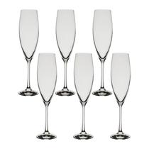 Jogo com 6 Taças de Cristal Para Champagne 230 ml Sophia Bohemia