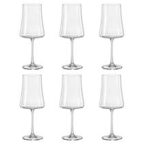 Jogo com 6 Taças de Cristal Para Vinho Tinto 460 ml Xtra Bohemia - Bohemia Crystal