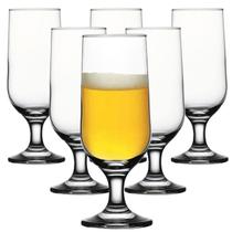 Jogo com 6 Taças de Vidro para Cerveja Chopp 350ml Jogo com 6 Taças de Vidro para Cerveja Chopp 350ml
