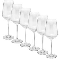 Jogo com 6 Taças de Vinho em Cristal Titânio Porto 540ml Jogo com 6 Taças de Vinho em Cristal Titânio Porto 540ml