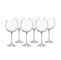 Jogo com 6 tacas de vinho tinto fulica 670ml - bohemia Jogo com 6 tacas de vinho tinto fulica 670ml - bohemia