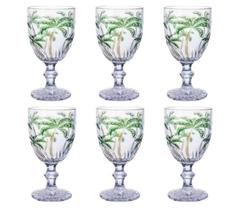 Jogo com 6 tacas palm tree color 340ml - kehome Jogo com 6 tacas palm tree color 340ml - kehome