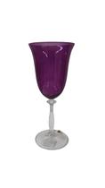 Jogo com 6 Taças para Agua Angela Colorida em Cristal cor Violeta 350ml - Bohemia